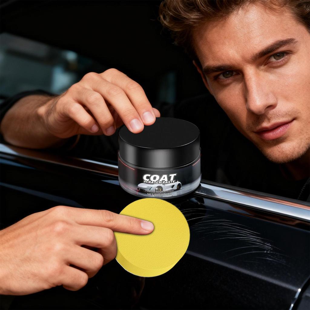 Car Scratch Repair Cream Gentle Safe Compact Automotive Detailing Polish Cream Car Paint Scratch Polishing Waxing Kits for