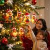 Acrylic Hanging Decorations Chicken Advent Calendar 2026 24 Days Christmas Countdown with 2D Flat Ornament Set Ornament Cartoon Pendant for