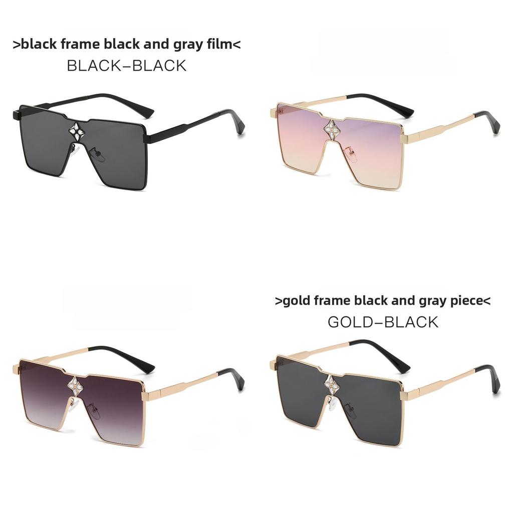 Millionaire Oversized Square Sunglasses For Women With Uv400 Protection Spring