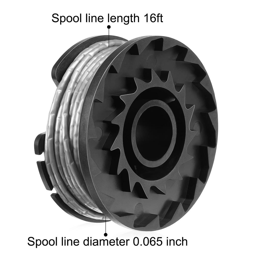 8 Pack F016800569 String Trimmer Replacement Spool Line for Bosch EasyGrassCut 23, 26, 18, 18-230, 18-260, 18-26