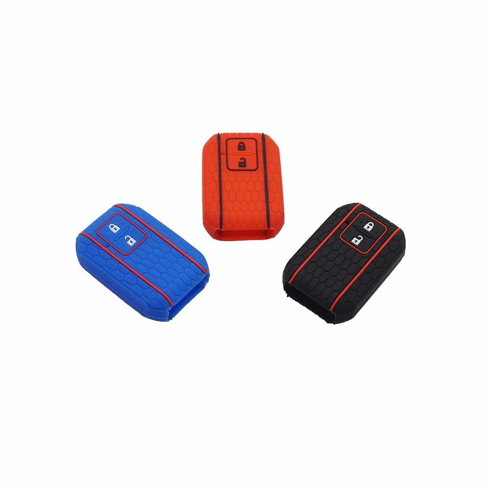 SNZ Suzuki Key Cover Silicone 2 Button Key Case Smart Key SUZUKI Wagon R