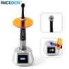 Dental Curing Light LED 7 Modes 3000mW/cm² Wireless 360° Rotatable Light Cure Machine with OLED Display