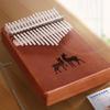 Mini Thumb Piano, Kalimba 17 Keys Thumb Piano Solid Wood Kalimba Mini Finger Piano Music Gifts for Kids Adults Beginners