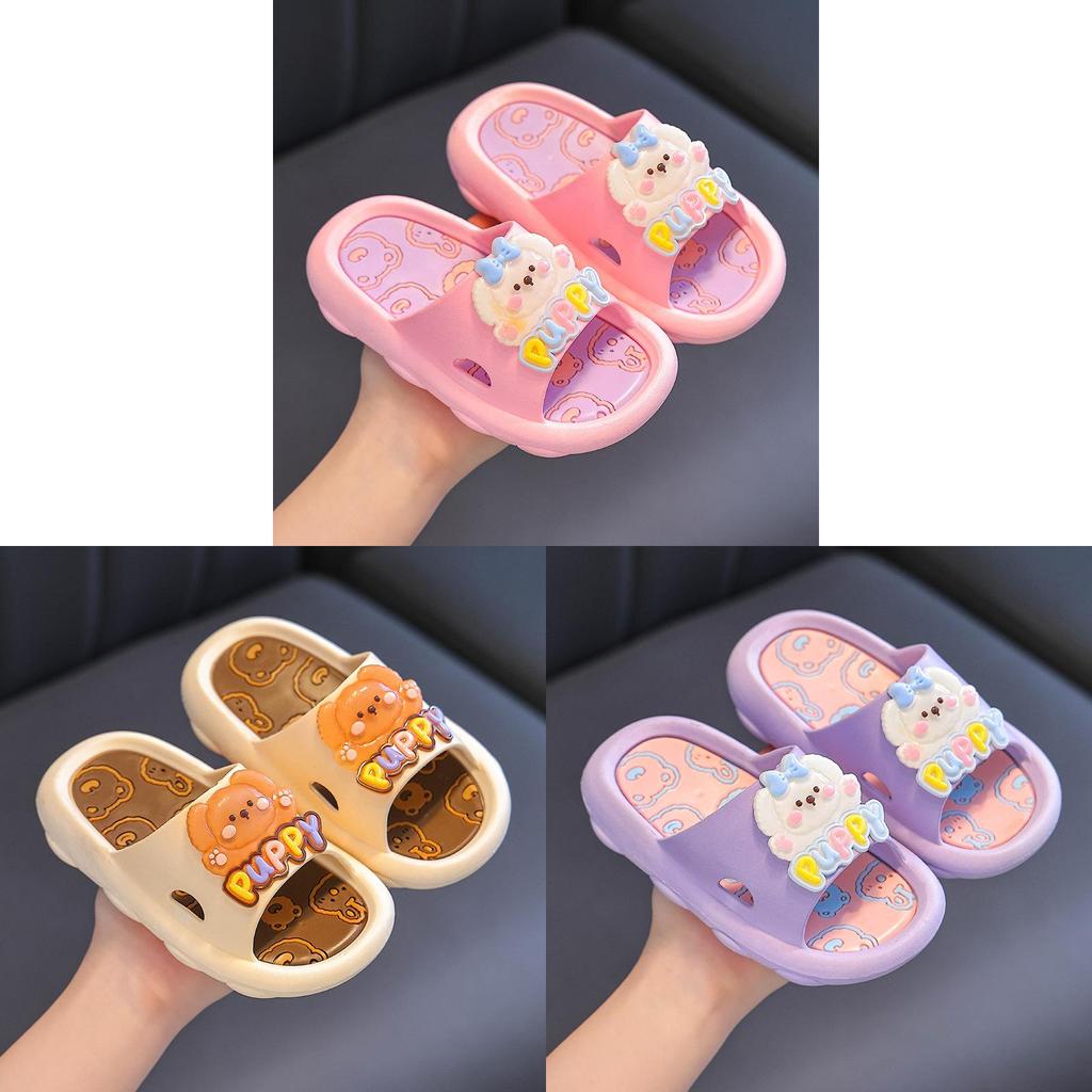 Childrens Cartoon Slippers With Non Slip Pvc Soles For Summer Indoor Comfort