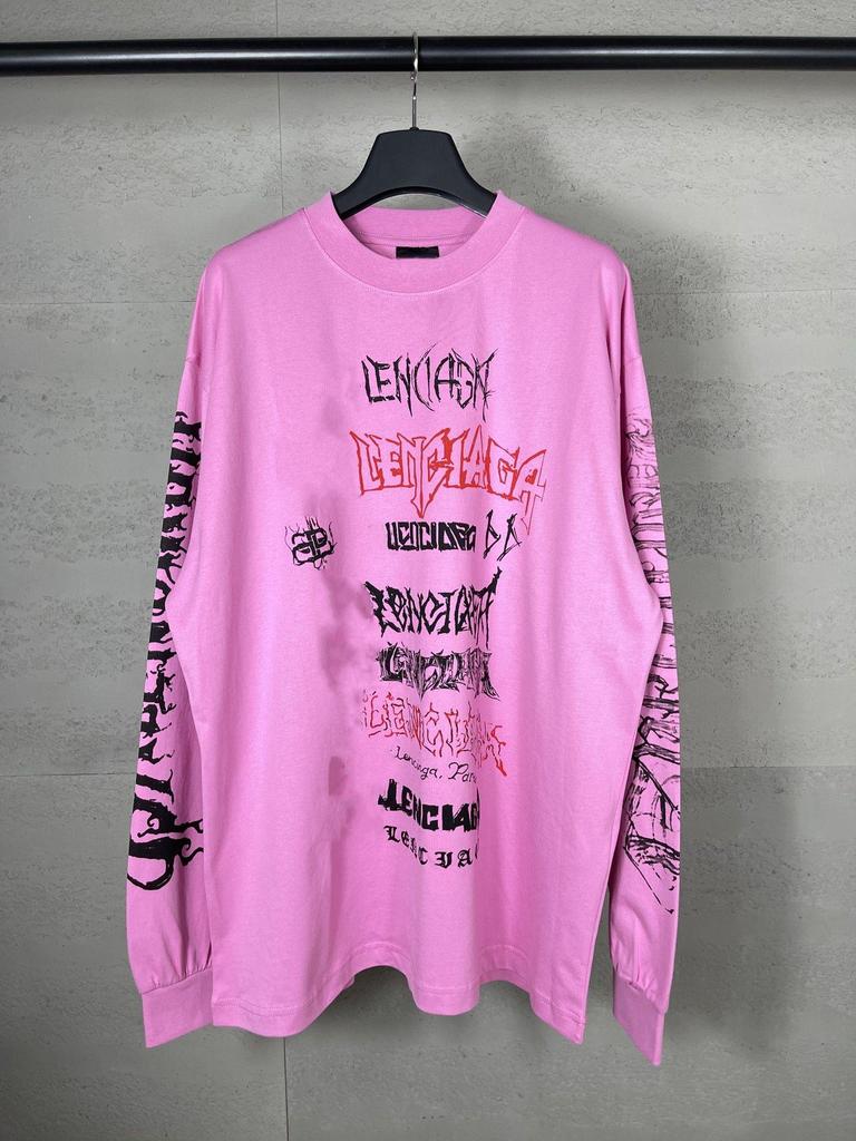 High Version Paris 2024 Dragon Year Sanskrit Logo Long-Sleeve T-Shirt