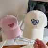 Japanese Spring and Summer Students' Letter Embroidered Baseball Cap Korean Version Men and Women Casual Shopping Couple Trendy Baseball Cap
