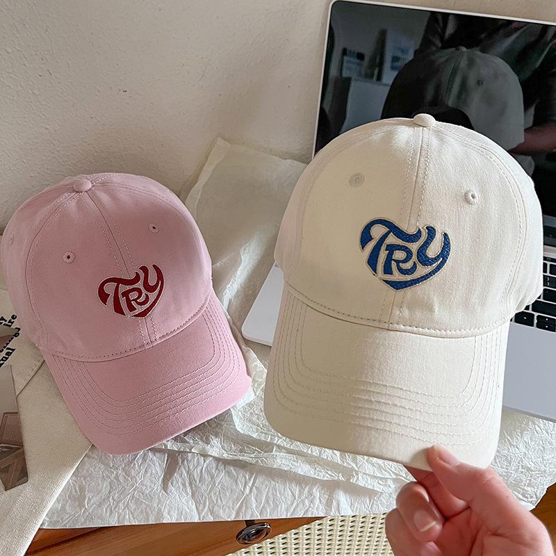 Japanese Spring and Summer Students' Letter Embroidered Baseball Cap Korean Version Men and Women Casual Shopping Couple Trendy Baseball Cap