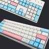 137 Keys Keycap PBT DA  Milk Cover Japanese Dye-sub Personalized Mechanical Keycaps For 61/63/64/68/75/84/87/98/104/108