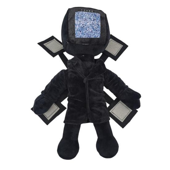 Cartoon Skibidi Toilet Plush Toy Funny Speakerman Cameraman TV Man Plushies Toys Cartoon Game Figure Plushies Stuffed Animal Toy Game Fans Gift
