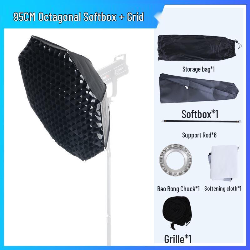 Yingbang 90CM Octagonal Softbox with Bowens Mount for Photography and Live Streaming