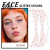 Party Makeup Tattoos Temporary Tattoo Sticker Red Freckles Face Tattoo