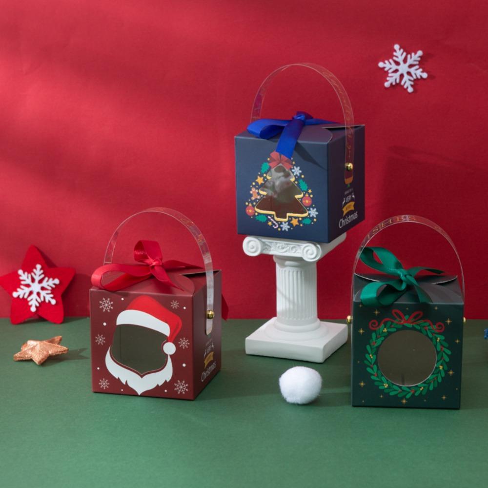 Cookie Candy For Chocolates Little Gift Packaging Candy Box Christmas Paper Bag Xmas Party Favors