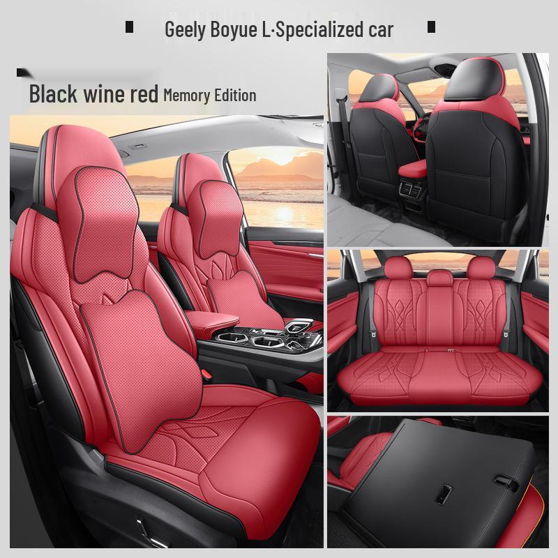 Boyue L Special Five-Seat Full Leather Car Seat Cushion for All Seasons