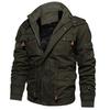 Autumn and Winter Fashion Mens Miliatry Patch Warm Jacket Tactical Us Army Woolen Padded Coat