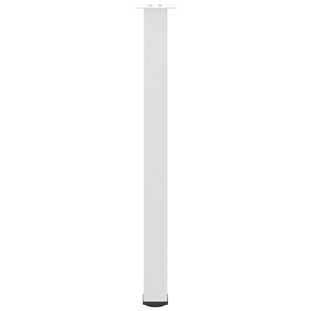 Vidaxl Nogi Do Stolika Kawowego, 4 Szt., Biale, 100-102 Cm, Stal
