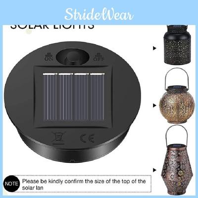 Elegant Solar Lantern Led Light For Outdoor Use With Stylish Hat And Garden Decor