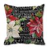 Green plants and flowers pattern series Digital printing short plush pillow covers for car sofa office cushion cover home goods