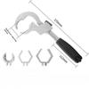 Adjustable Large Opening Pipe Wrench Multifunctional Plumbing Repair Tool Universal Hand Wrench for Installation Maintenance