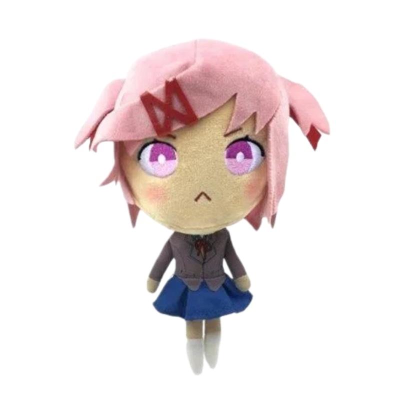Anime 20/25/40cm Battement de Cœur Club Littéraire Peluches Anime Cosplay Monika Fumo Poupée Remplie Sayori Yuri Oreiller Rempli Poupée Cadeaux