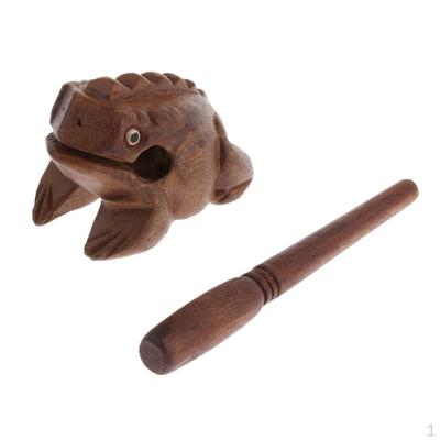 Guiro Rasp Musical Percussion Instrument Toy for Children Students