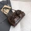 Bow Spice Girl Underarm Bag Women's  New Summer Tote Bag Shoulder Bowling Pillow Bag Commuter Bag