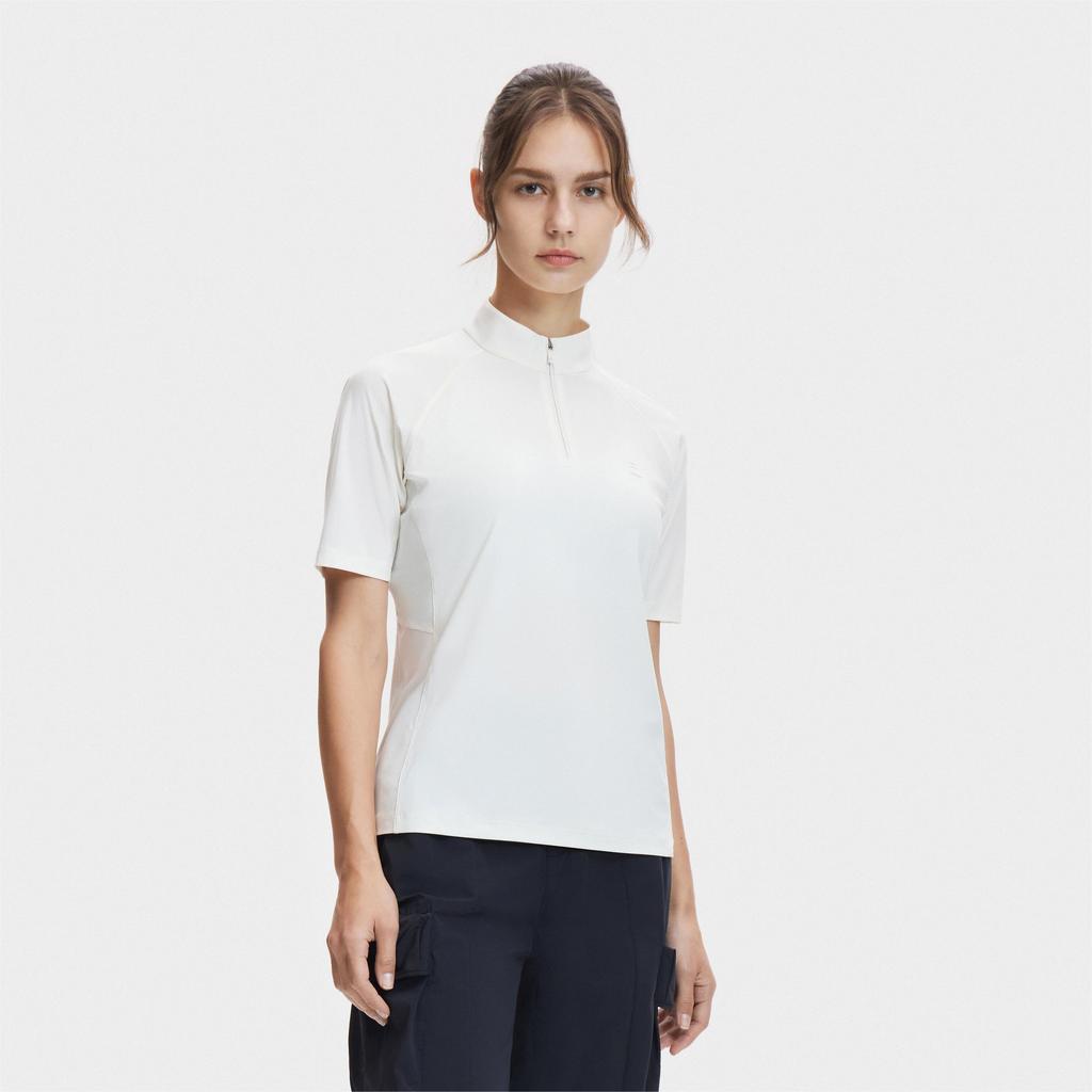 FILA Explore Series Theme Bicycle T-Shirt Women tops Snow-White A11W427102FWT