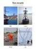 Jujingyang JY-2026 LED Solar Beacon & Signal Light with Tricolor Flashing Function