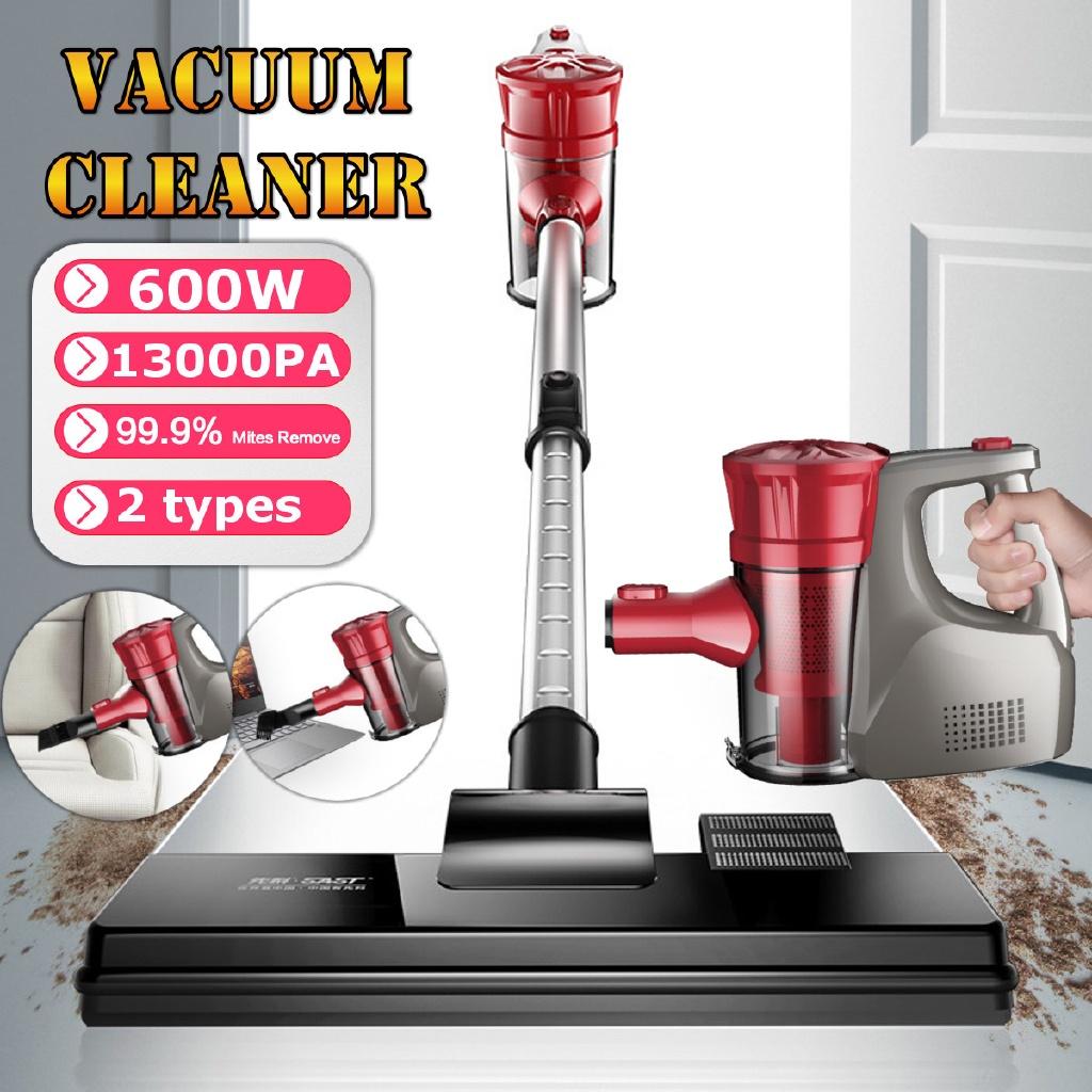 600W 0.8L Multifunctional Ultra-quiet Vacuum Cleaner Handheld Dust Collector Powerful Dust Catcher Mite Remover Home Cleaner