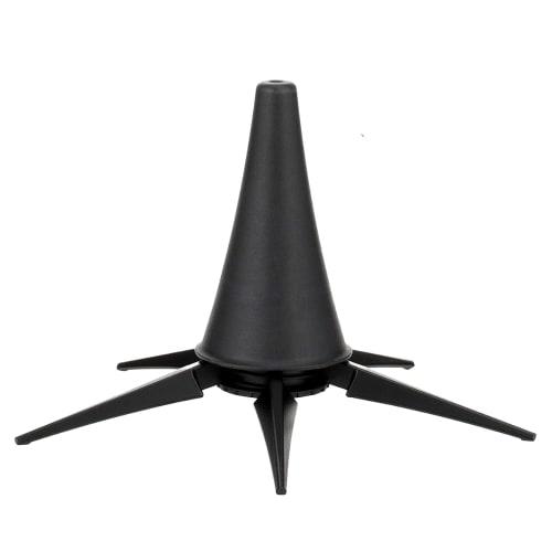 Ideamall Clarinet Stand, Foldable, Compact, Anti-Tip, Five-Leg (Black)