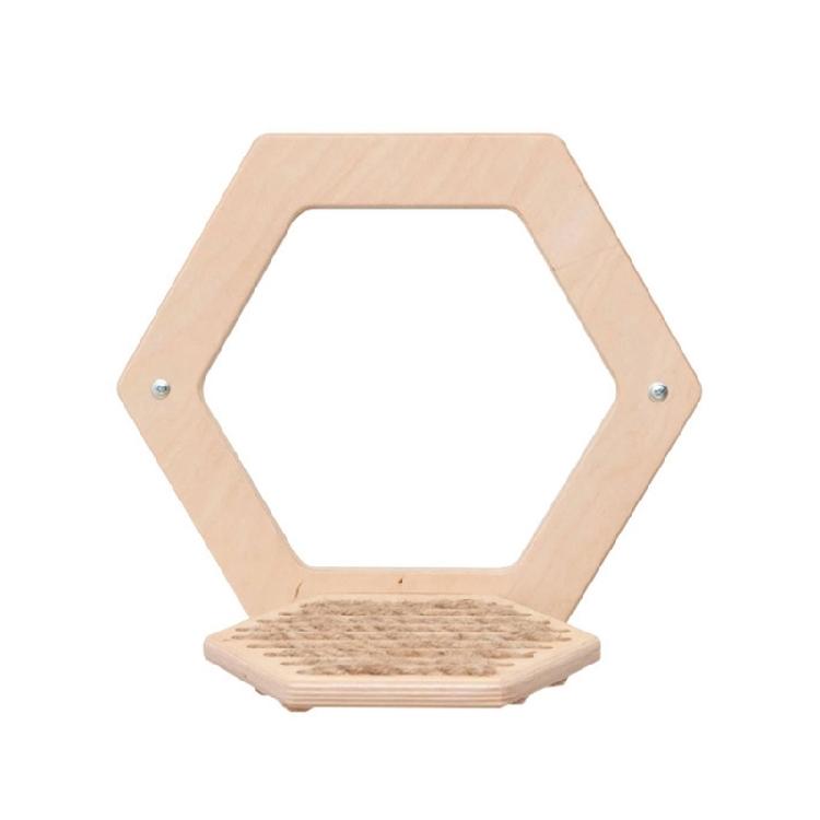 

Indoor Cat Climbing Shelf Jumping Lounging Step Cats Tree with Scratcher Board 1