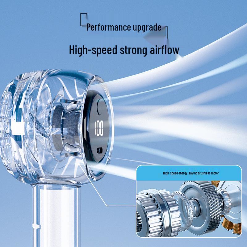 Portable Mini USB Rechargeable Handheld Fan with Brushless Motor for Dorms