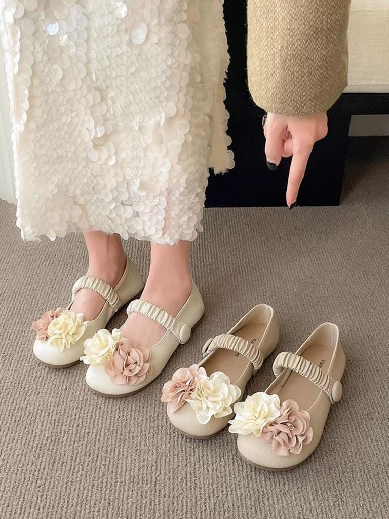 Cute Round Toe Mary Jane Women's Flat Shoes Elegant and Fashionable Cheap Liquidation Quick Delivery 2025 Summer Ladies Footwear