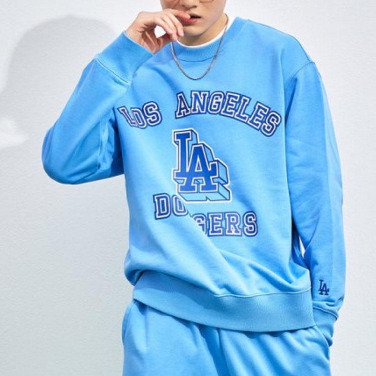 New MLB Sweatshirts Unisex Light Blue 3AMTV0131-07CBL
