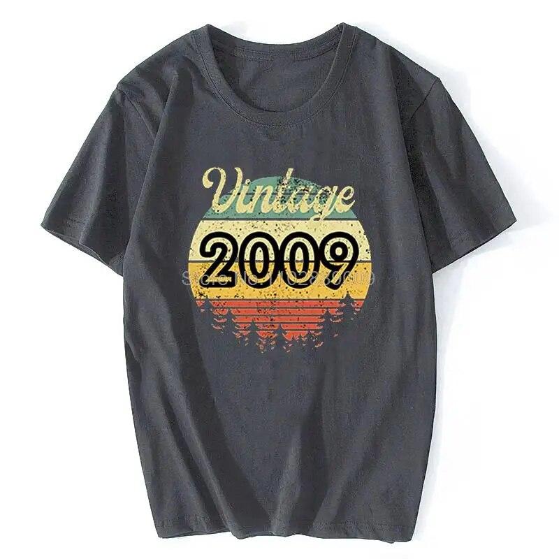 Summer Casual Unisexs T Shirt Kawaii Graphic T Shirt Vintage 1987 1984 2015 2009 1997 Tees Funny Gift Top Unisex Cotton T-shirt