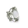 Antika Smycken Ringar Rainbow Moonstone Ring Bröllopssmycken