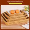 Rectangular Imitation Rattan Storage Basket