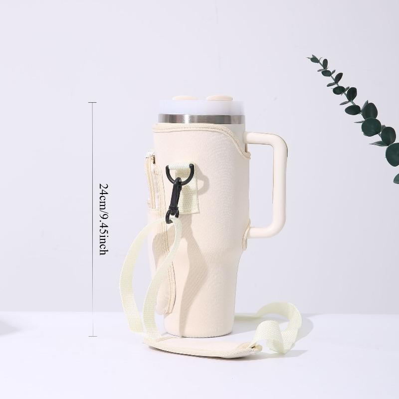 

Multifunctional Large Capacity Thermos Cup Cover Crossbody Ice Fog Cover Car Sports Kettle Protection Cover