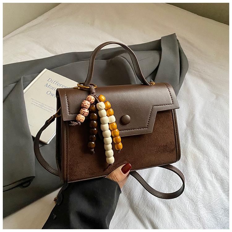 Retro Fashion Handbag Women's 2025 New High-end Casual Small Square Bag Commuter Popular Shoulder Messenger Bag