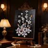 DIY Beautiful Flowers Pearl Art Painting for Home Wall Decor Arts Craft  for Adults/Beginners Gift Idea Home Decor Without Frame