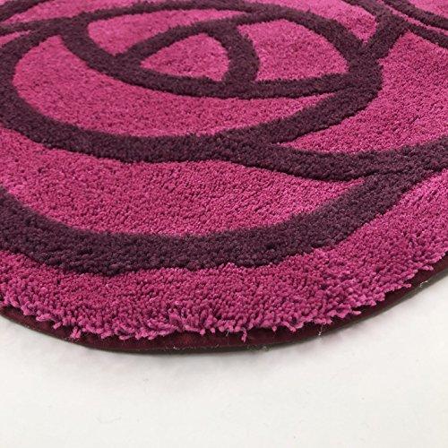 Senko S.D.S. Rose Toilet Mat, Elegant Purple, 95 x 60 cm, 18094