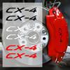 6PCS For Mazda CX-4 Brake Caliper Stickers Waterproof Heat Resistant Anti Fade Self Adhesive Exterior Styling Wheel Decals Car D