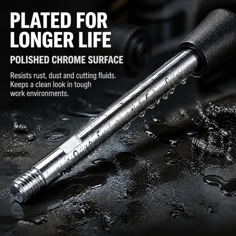3 PCS Carbon Steel Machine Handle Rod M12 Thread Lathe Handle Rod Milling Machines