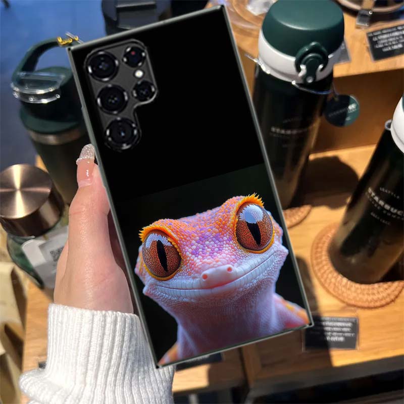 Lizards and Geckos Have Big Eyes Cases Phone Case for Samsung Galaxy S26 Ultra S25 Edge S24 S23 FE S21 Plus S20 S22 S10 Cover TP
