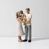 Home Decor Resin Statue People Model Figurines for Interior Home Decoration Accessories Living Room Decoration Christmas Gifts
