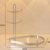 Bamboo Water Drop Key Holder and Accessory Rack for Entryway