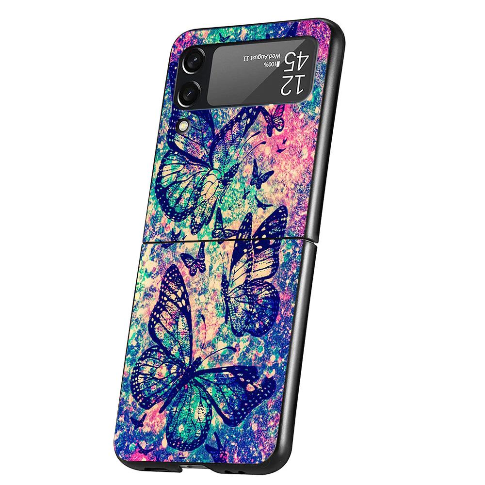 

Mandala Sunflower Mandala Case Phone Cover for Samsung Galaxy Z Flip 7 6 5 4 3 5G ZFlip7 ZFlip6 ZFlip5 ZFlip4 ZFlip3 Black Funda Samsung Z Flip 7