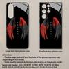 Fallen Angel Wing Pattern 2D Phone Case for Samsung S26 S25 S24 S23 S22 S21 S20 A56 A36 A16 - Glass Protective Cover