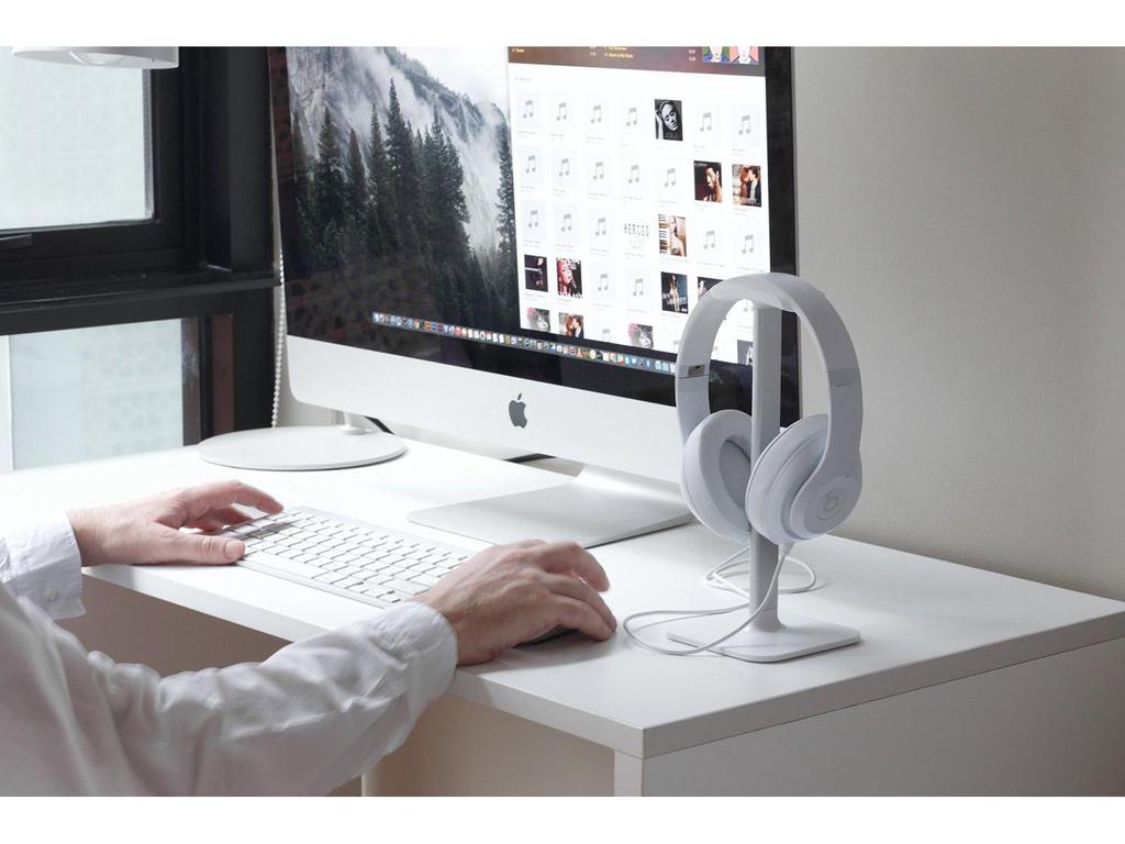 Aluminum Alloy Over-Ear Headphone Stand with Customizable Logo