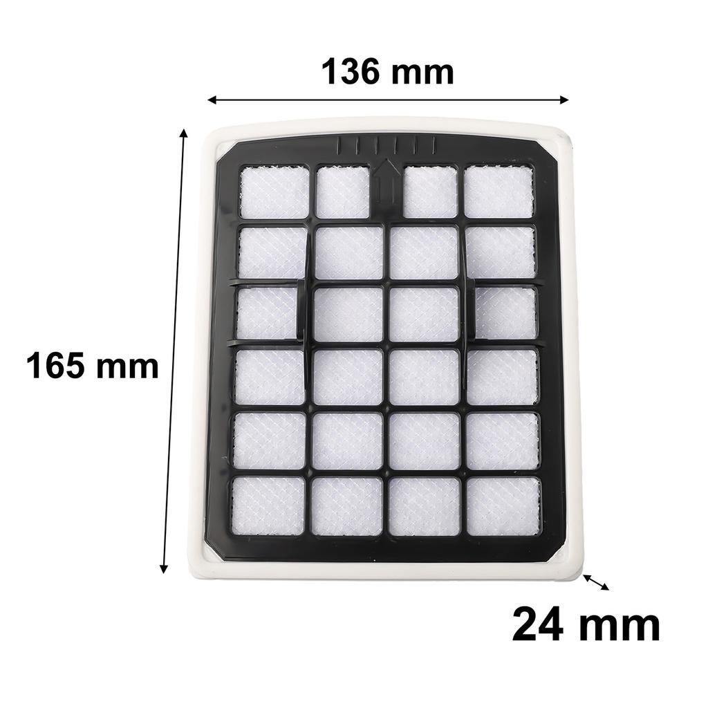 Replacement Filter Non-woven Filter 2Pcs 90946 EasyHome Motor Protection Filter Plastic Washable Fleece Material