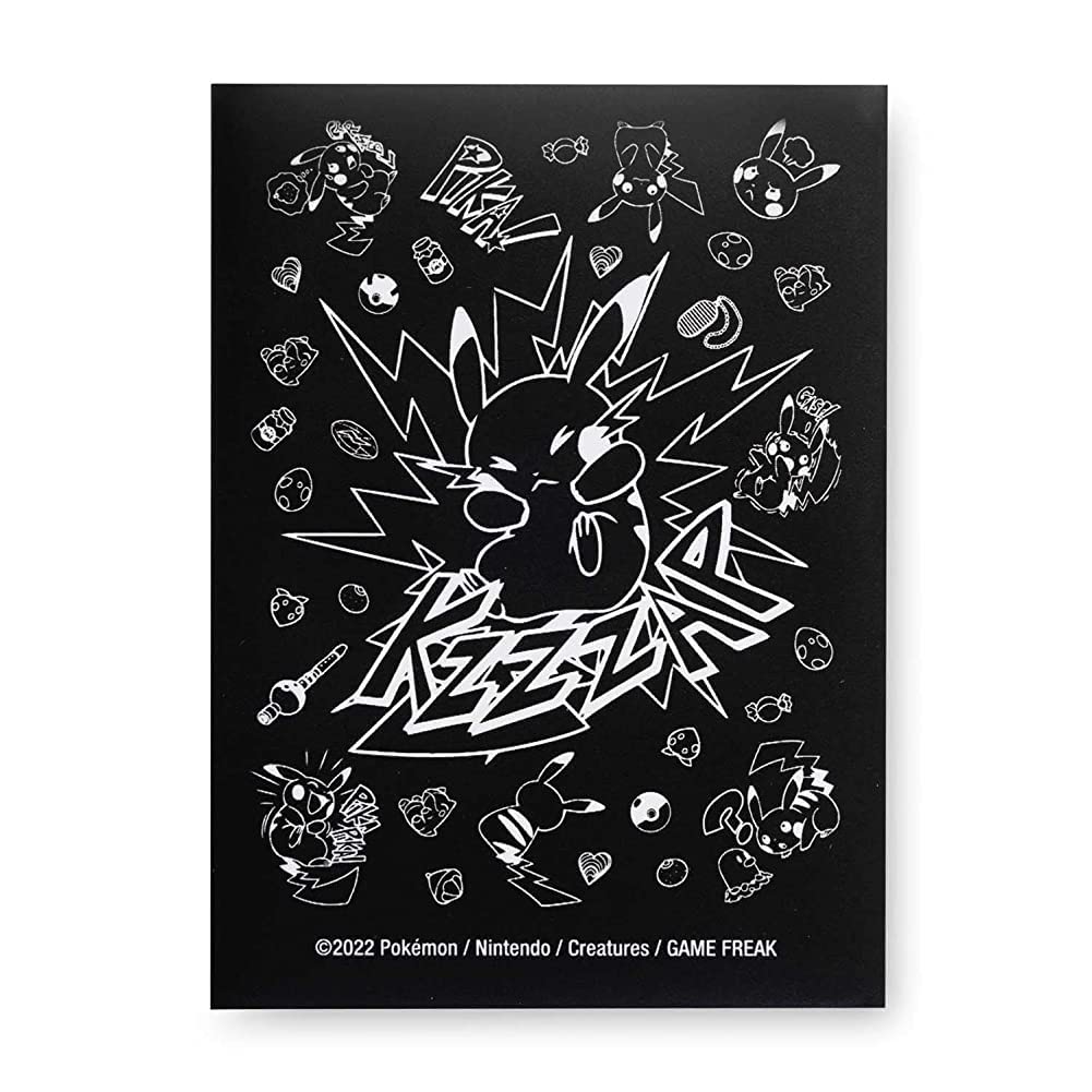Pokemon Pokemon TCG Pikachu Comic Style Attack Card Sleeves Center (65 Sleeves)